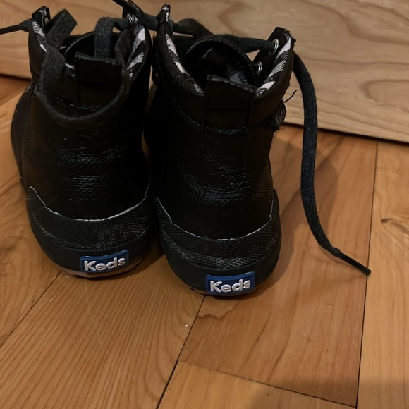 Keds Black Plaid Women’s Boots Lace Up Sz 6.5 - Picture 6 of 6